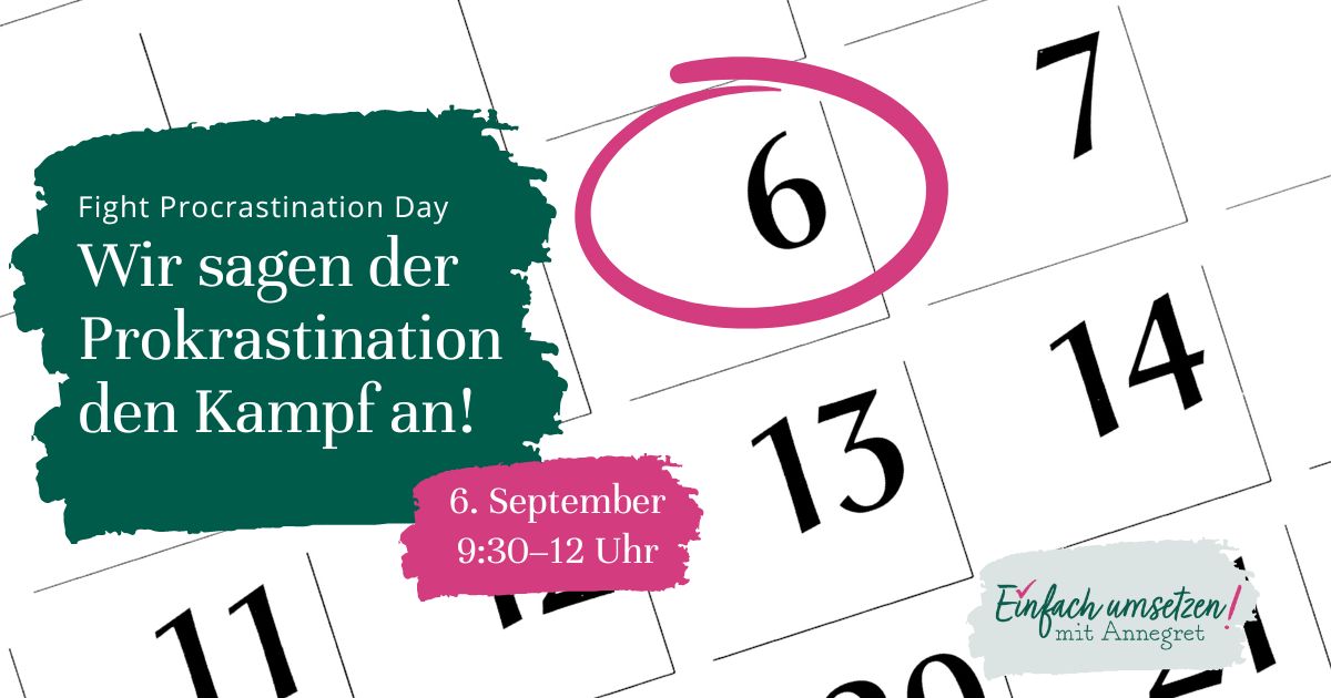 Fight Procrastination Day